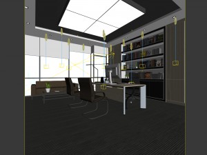 boss manager office 22 3D Model