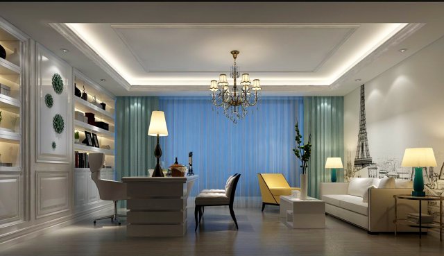 boss manager office 23 Model 3D .c4d .max .obj .3ds .fbx .stl .blend