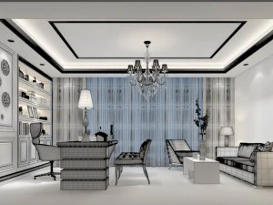 boss manager office 23 3D Model