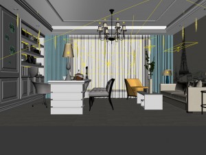 boss manager office 23 Model 3D