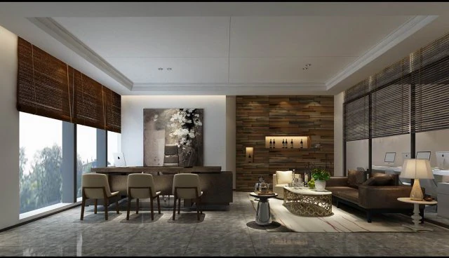 boss manager office 24 3D Model .c4d .max .obj .3ds .fbx .stl .blend 