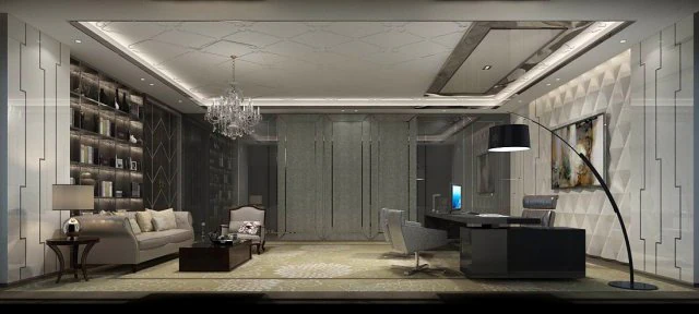 boss manager office 26 3D Model .c4d .max .obj .3ds .fbx .stl .blend 