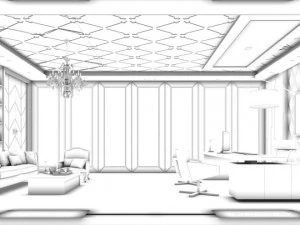 boss manager office 26 3D Model