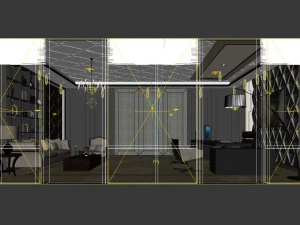 boss manager office 26 3D Model