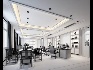 boss manager office 28 3D Model