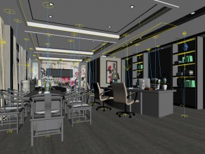 boss manager office 28 3D Model