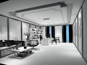 boss manager office 29 3D Model