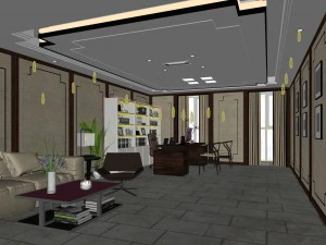 boss manager office 29 3D Model