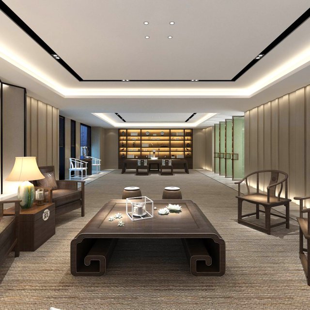 boss manager office 31 Model 3D .c4d .max .obj .3ds .fbx .stl .blend