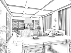 boss manager office 34 3D Model