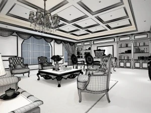 boss manager office 35 3D Model