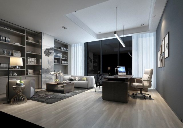 boss manager office 37 3D मॉडल .c4d .max .obj .3ds .fbx .stl .blend 