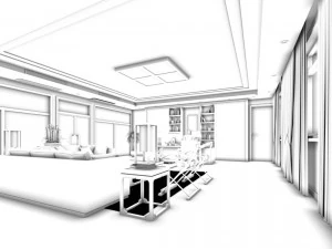 boss manager office 02 3D Model