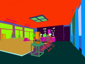 boss manager office 02 3D Model