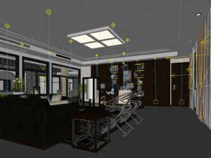 boss manager office 02 3D Model