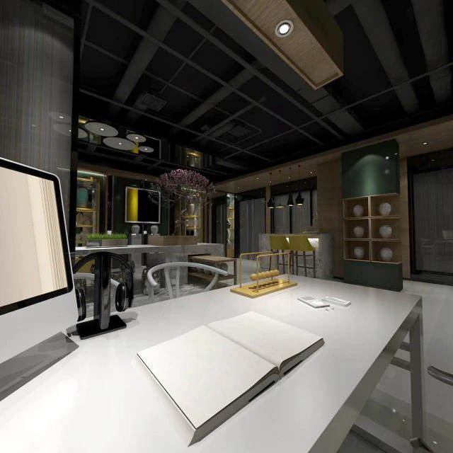 office meeting room reception hall 07 3D Model .c4d .max .obj .3ds .fbx .stl .blend