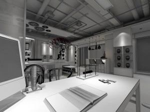 office meeting room reception hall 07 3D Model
