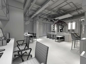 office meeting room reception hall 07 3D Model