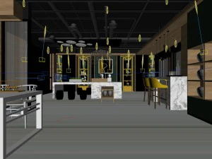 office meeting room reception hall 07 3D Model