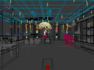 office meeting room reception hall 07 3D Model