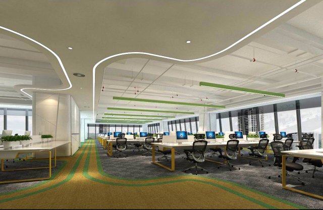 office meeting room reception hall 08 Model 3D .c4d .max .obj .3ds .fbx .stl .blend 
