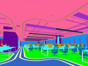 office meeting room reception hall 08 Model 3D