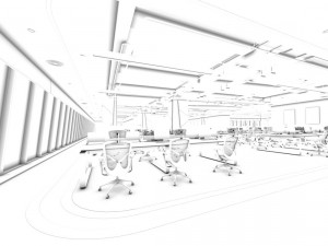office meeting room reception hall 08 Model 3D