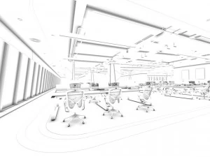 office meeting room reception hall 08 3D Model