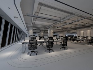 office meeting room reception hall 08 Model 3D