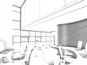 office meeting room reception hall 09 3Dモデル