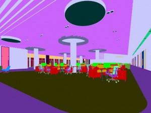 office meeting room reception hall 11 3D Model