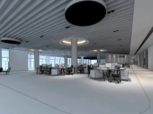 office meeting room reception hall 11 3D Model