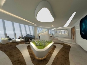 office meeting room reception hall 12 3D Model