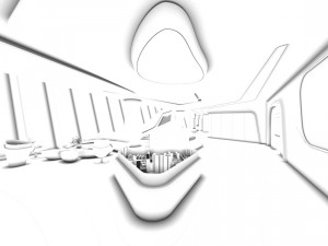 office meeting room reception hall 12 3D Model