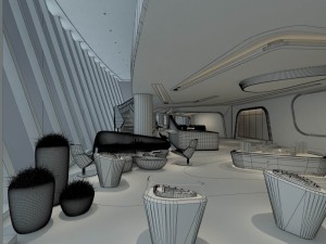 office meeting room reception hall 12 3D Model