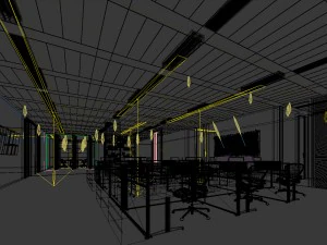 office meeting room reception hall 13 3D Model