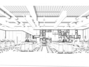 office meeting room reception hall 14 3Dモデル