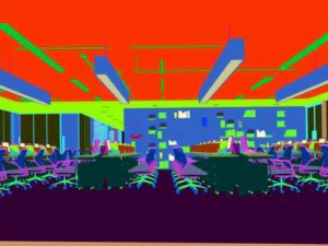 office meeting room reception hall 14 3D Model