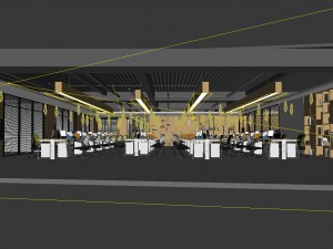 office meeting room reception hall 14 3Dモデル