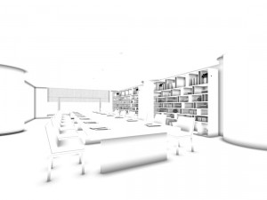 office meeting room reception hall 15 3D Модель