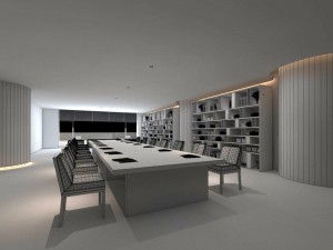 office meeting room reception hall 15 3D Модель
