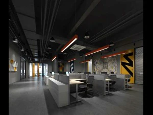 kantoor vergaderruimte ontvangsthal 16 3D Model