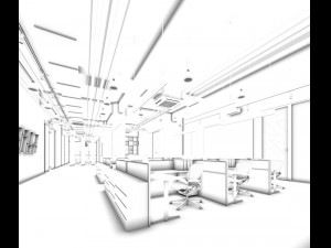 office meeting room reception hall 16 Modèle 3D