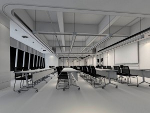 office meeting room reception hall 17 3D 모델