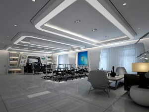escrit&oacute;rio sala de reuni&atilde;o sala de recep&ccedil;&atilde;o 18 Modelo 3D