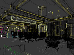 office meeting room reception hall 18 Model 3D