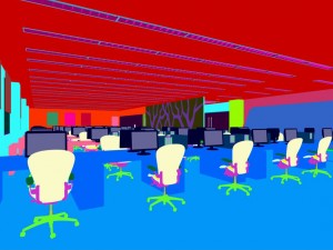 office meeting room reception hall 19 3D Model