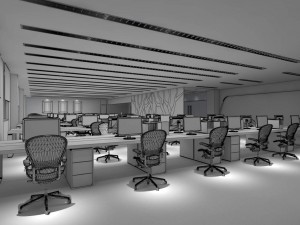 office meeting room reception hall 19 3D Model