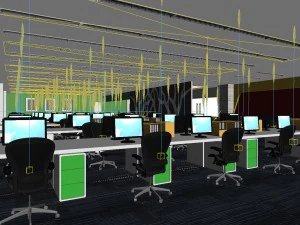 office meeting room reception hall 19 3D Model