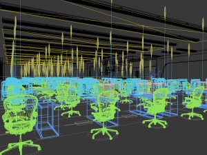 office meeting room reception hall 19 3D Model